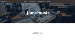 Desktop Screenshot of jamxmusic.com